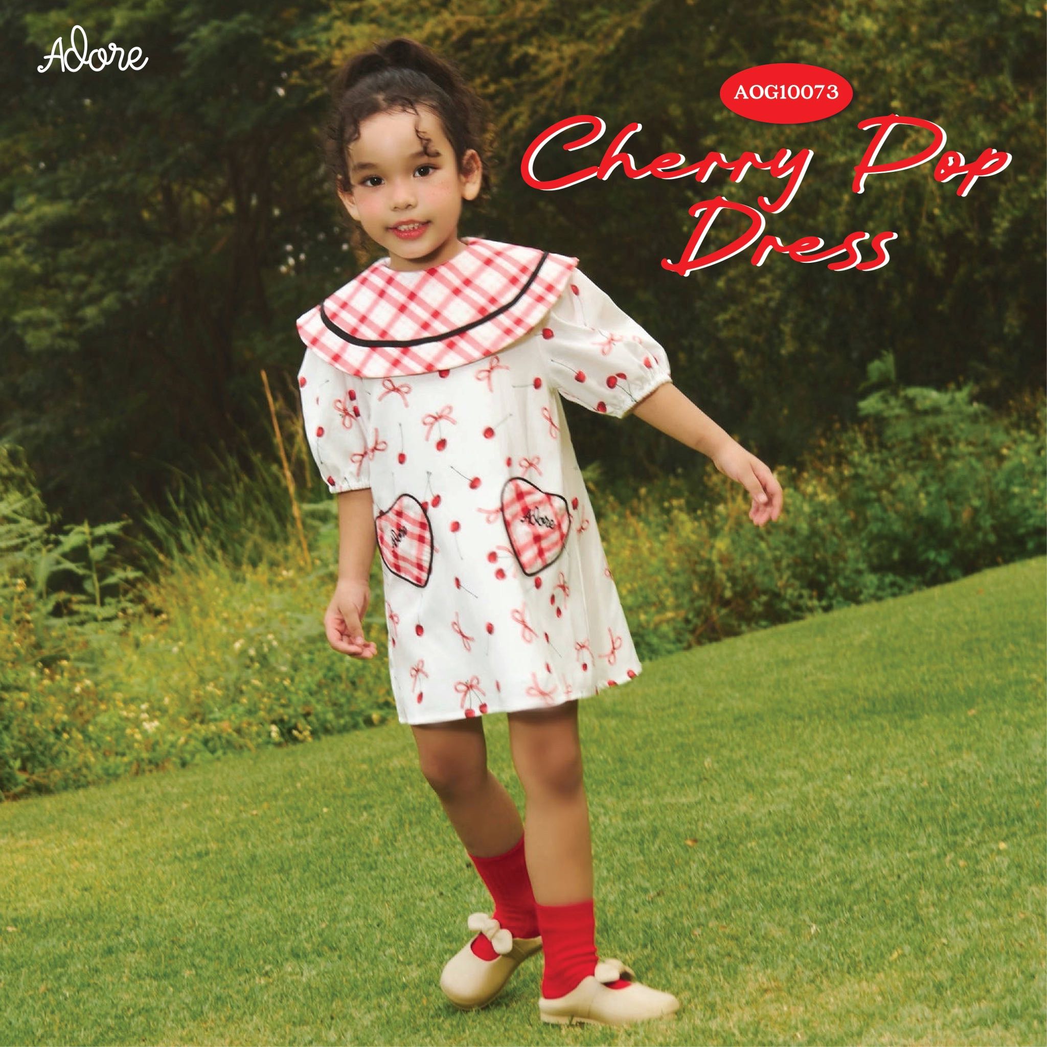 ADORE2112 AOG10073 : CHERRY POP DRESS