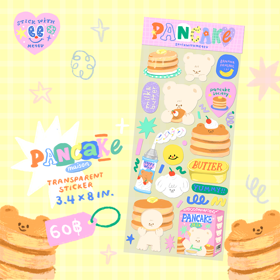 Pancake maison sticker