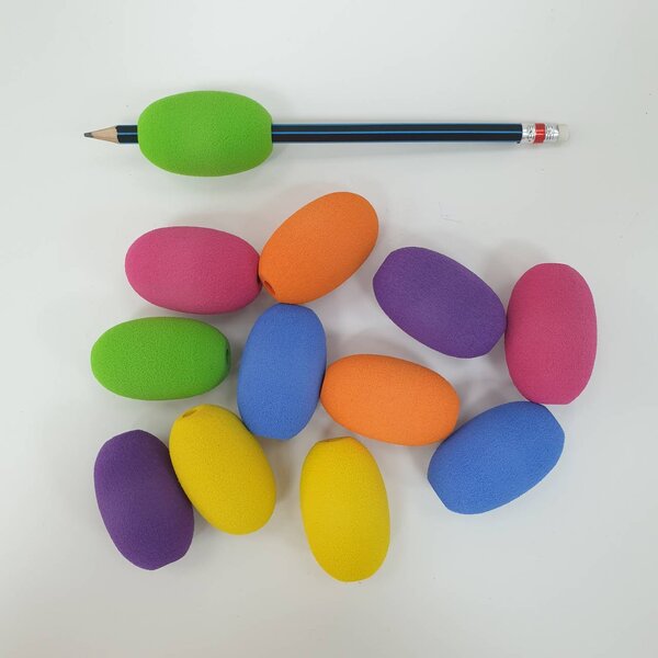 Egg Shaped Pencil Grips (คละสี)