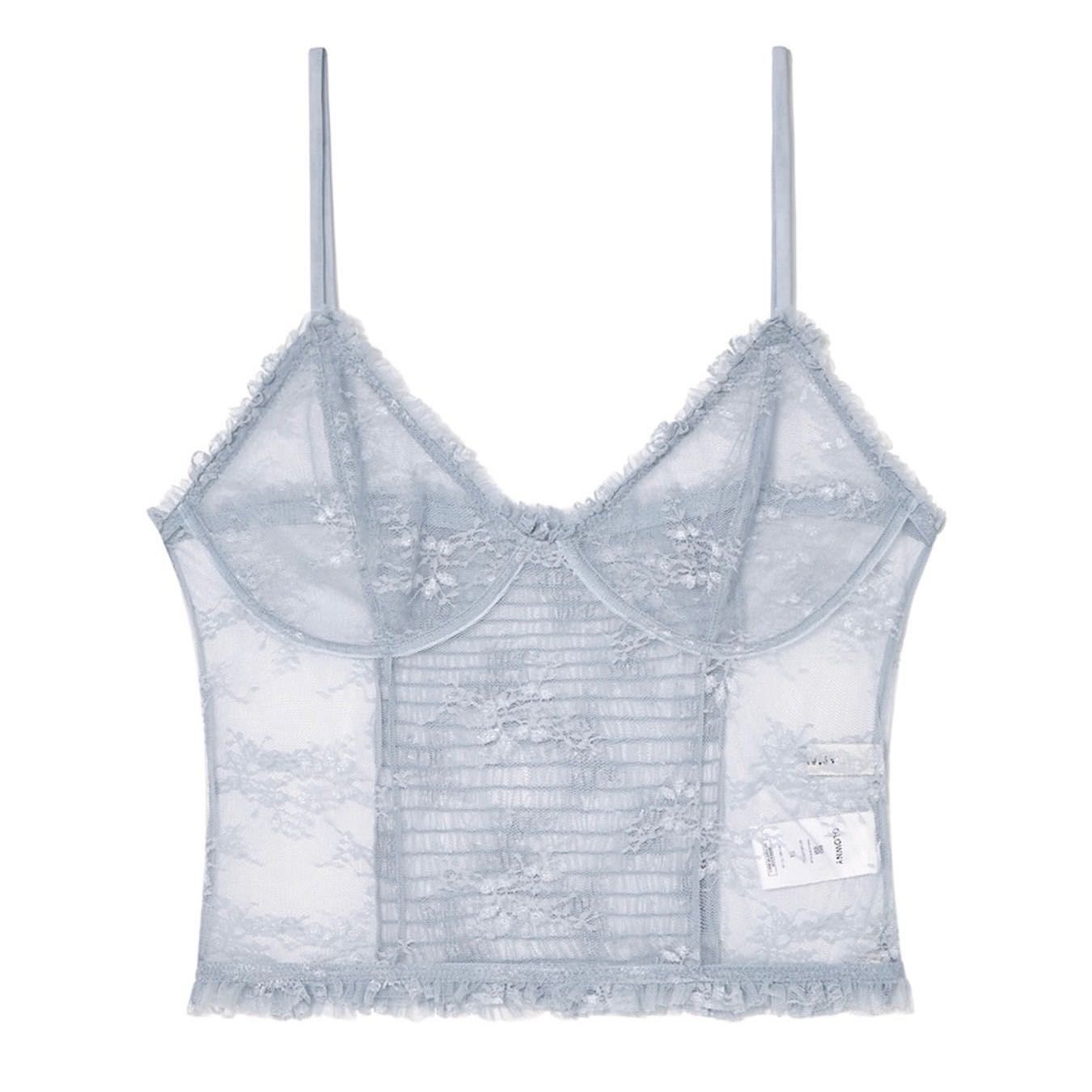 (pre,รวมส่ง) polly lace bustier /glowny