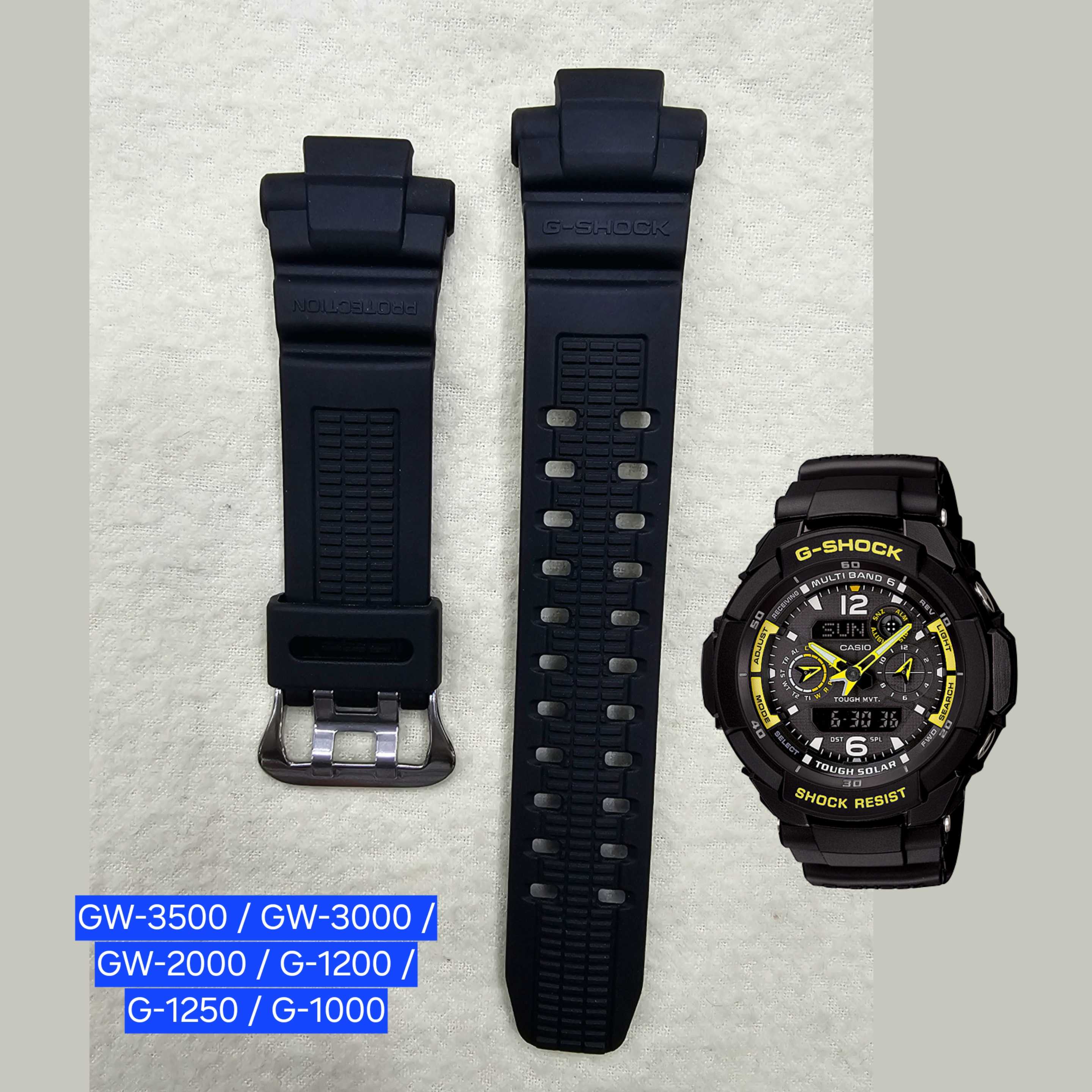 สายแท้💯% สายนาฬิกา CASIO G-SHOCK รุ่น GW-3500 / GW-3000 / GW-2000 / G-1200 / G-1250 / G-1000