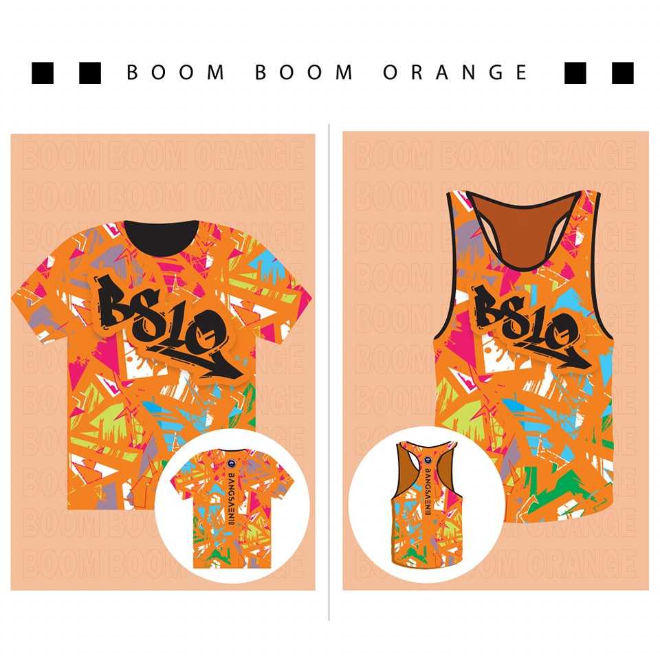 BS10-2024 - เสื้อที่ระลึก รุ่น Boom Boom Orange