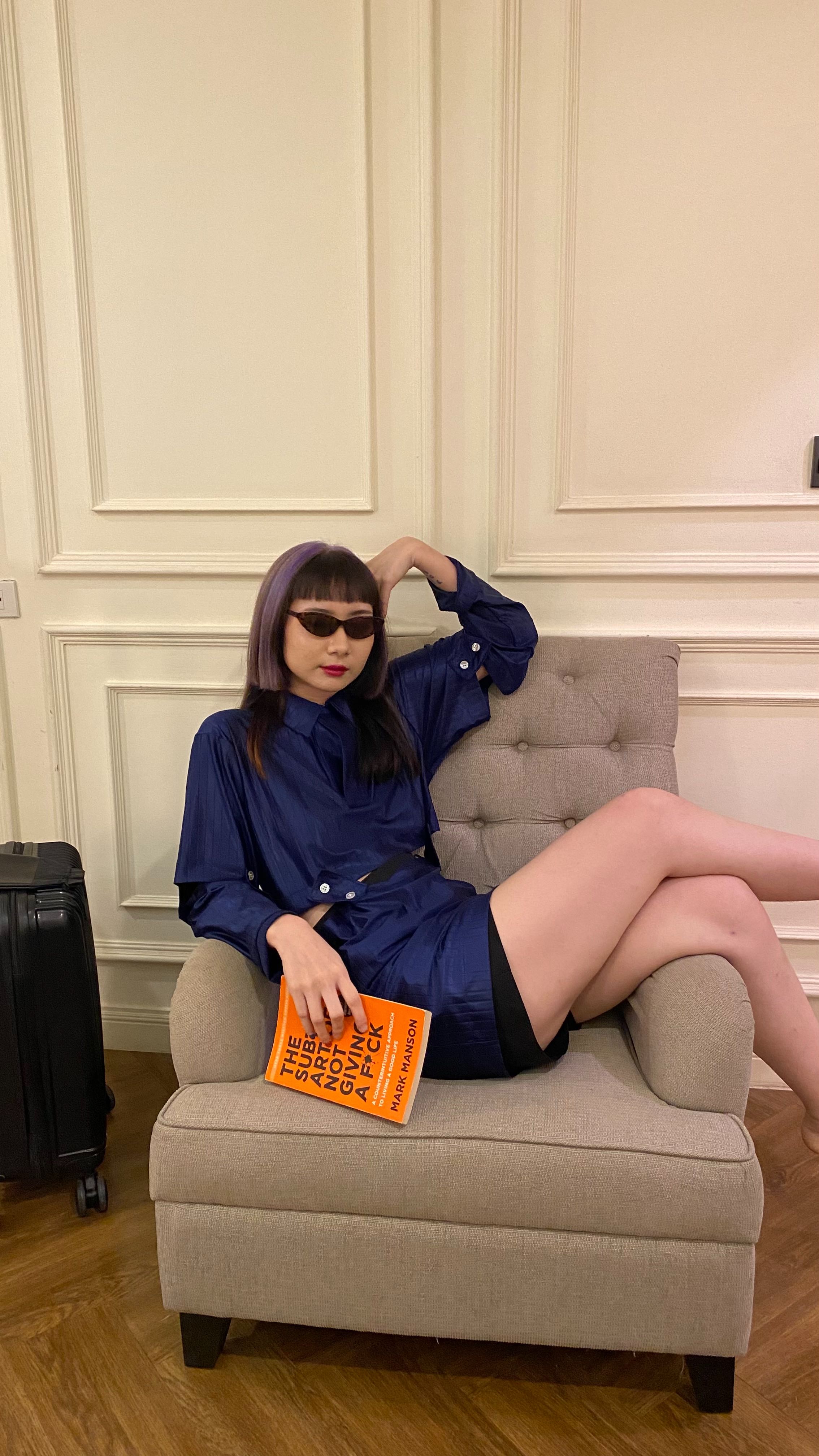 Button Up Shirt (Electric Blue-LIMITED)