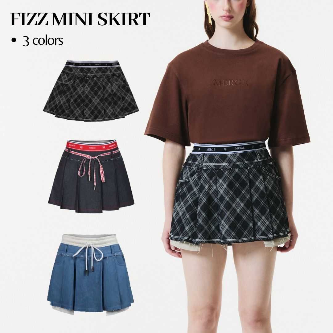 Merge Official - Fizz Mini Skirt (Shadow Check จัดส่ง 25 Jun)(Shadow Check เปิดขาย 15 Jun  20:00)