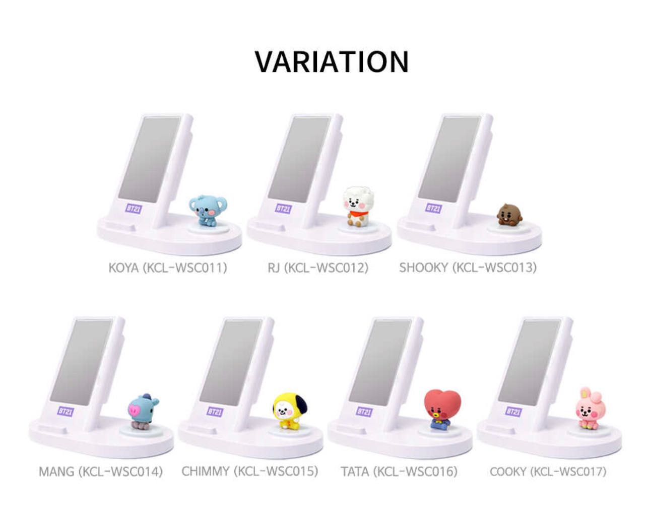 พร้อมส่ง🎉แท่นชาร์จเร็วไร้สาย 3 in 1 Baby BT21 ลิขสิทธิ์แท้จากเกาหลี🇰🇷