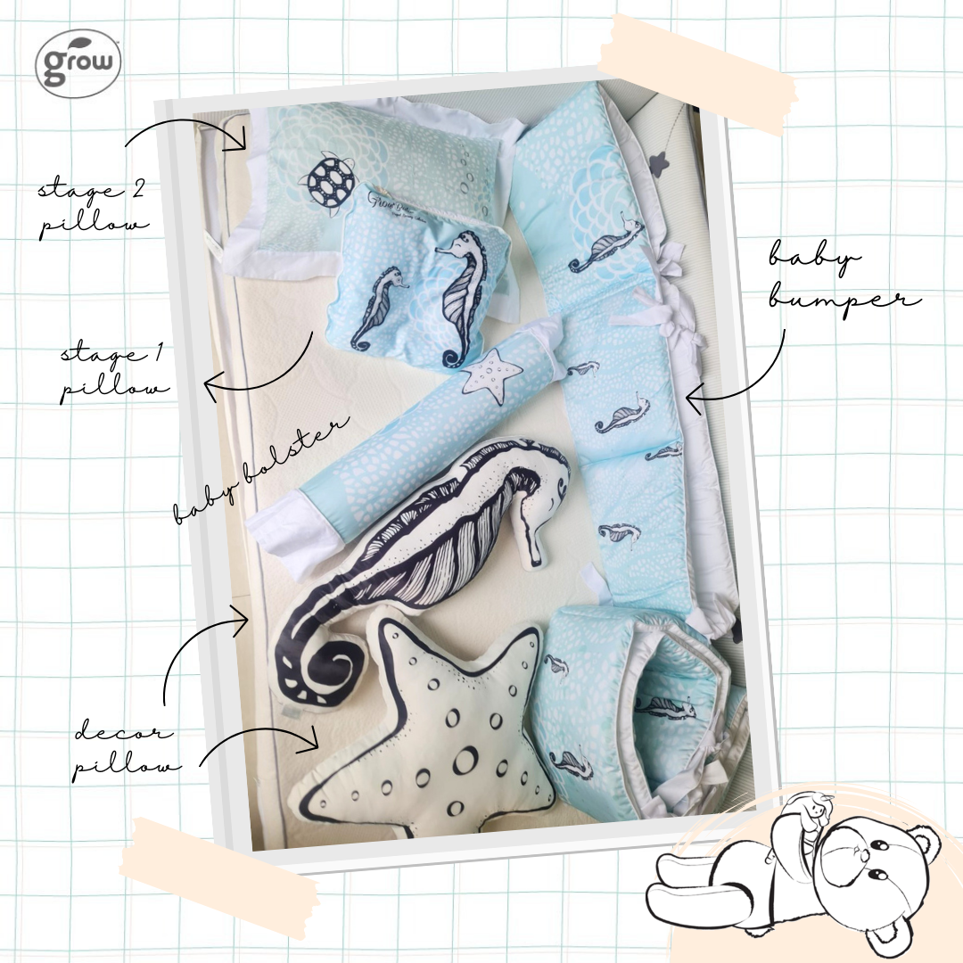 Growbabies ชุดเครื่องนอน under the sea collection