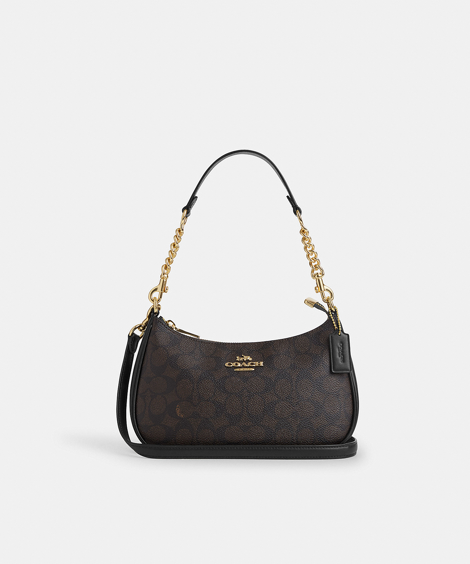 COACH TERI SHOULDER BAG IN SIGNATURE CANVAS CV933 IMXAQ