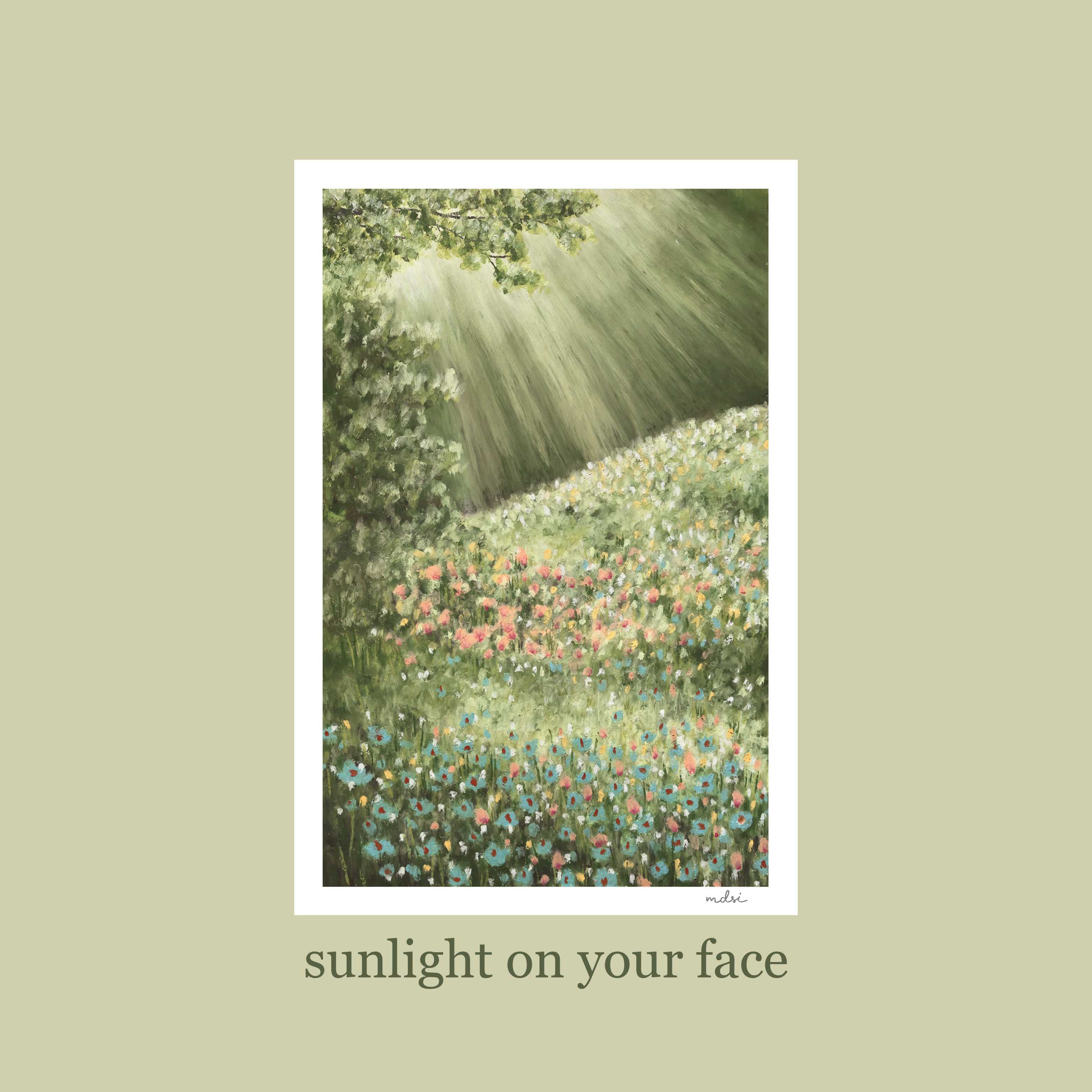 sunlight on your face postcard
