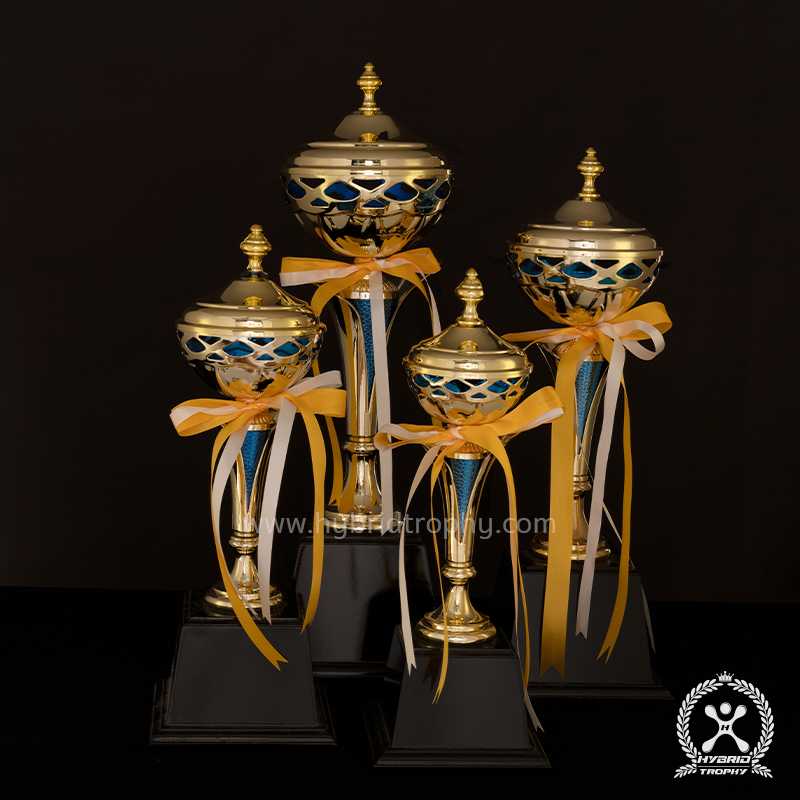 Hybrid Trophy ถ้วยรางวัลโลหะอิตาลี HYB-220 สี Blue