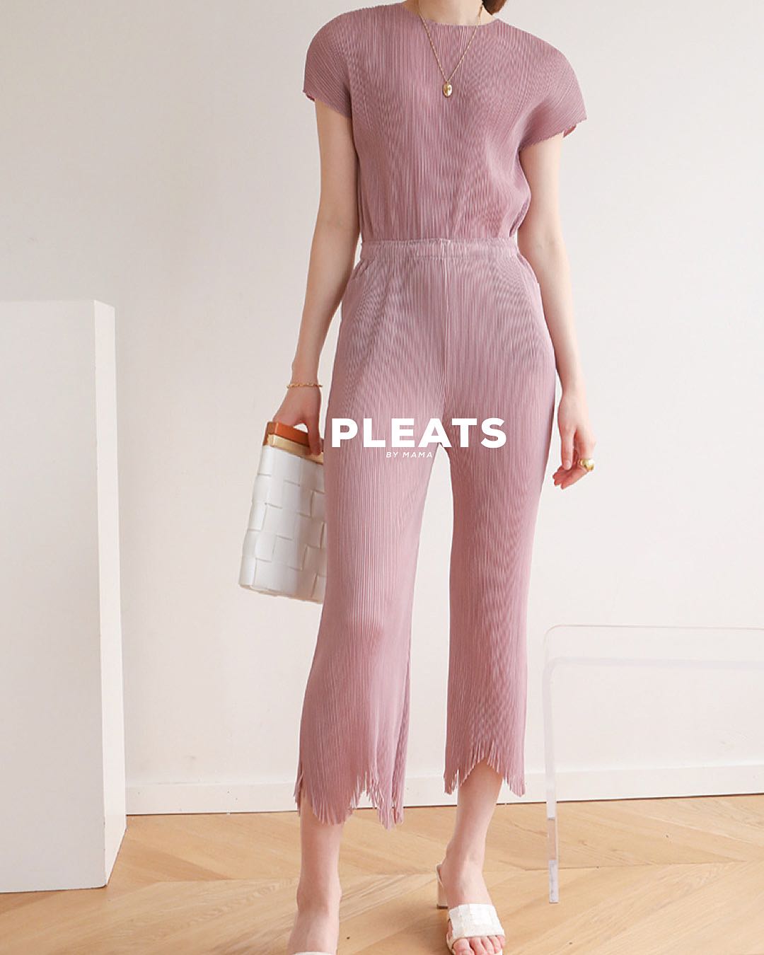 PLEATS PANTS - P006
