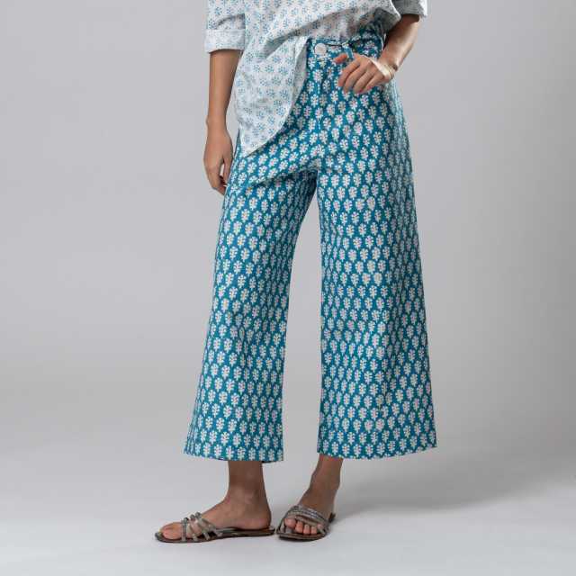 Tivoli Pant (Blue, Size M)