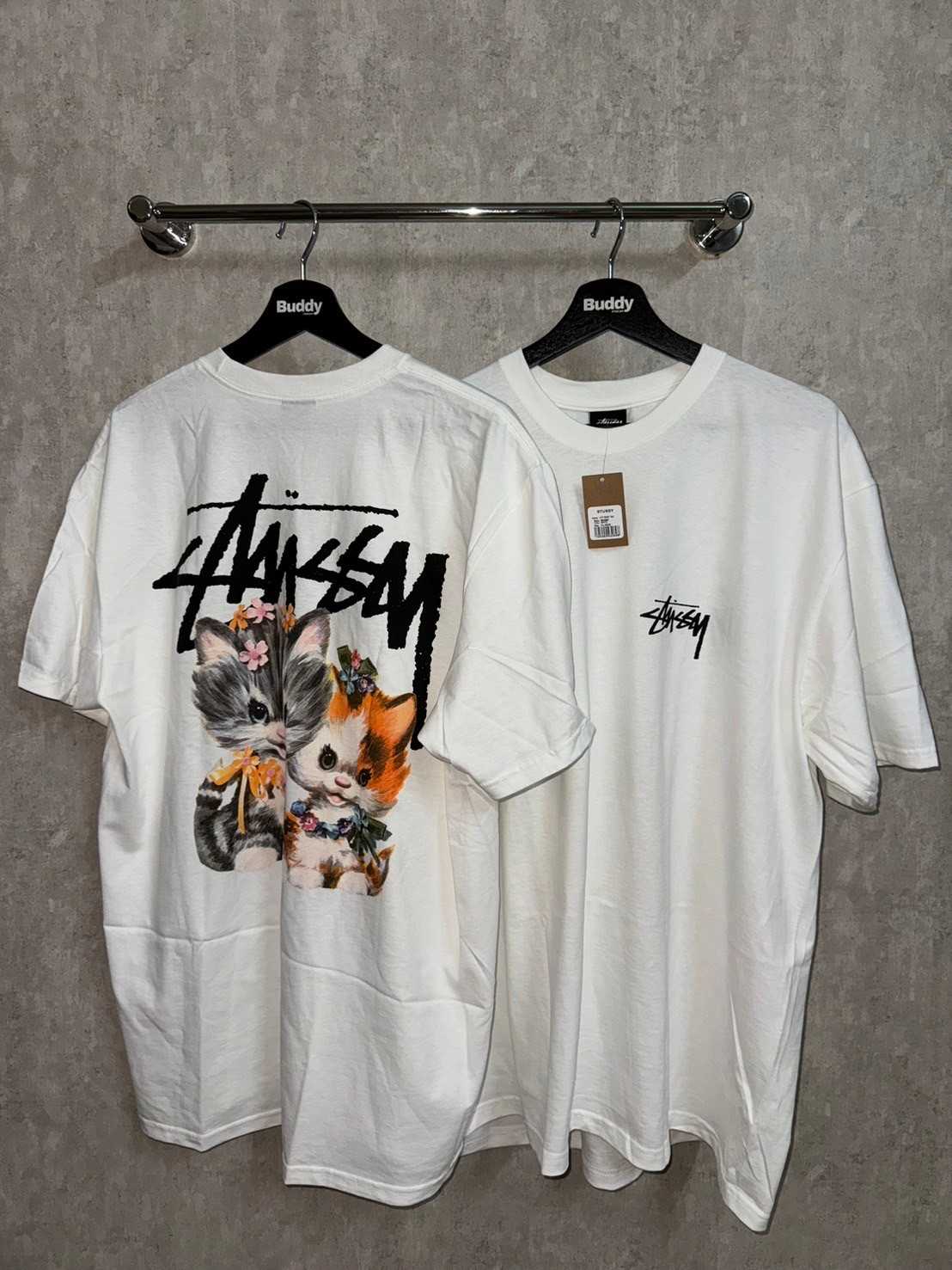 Stussy Kittens Tee (White)