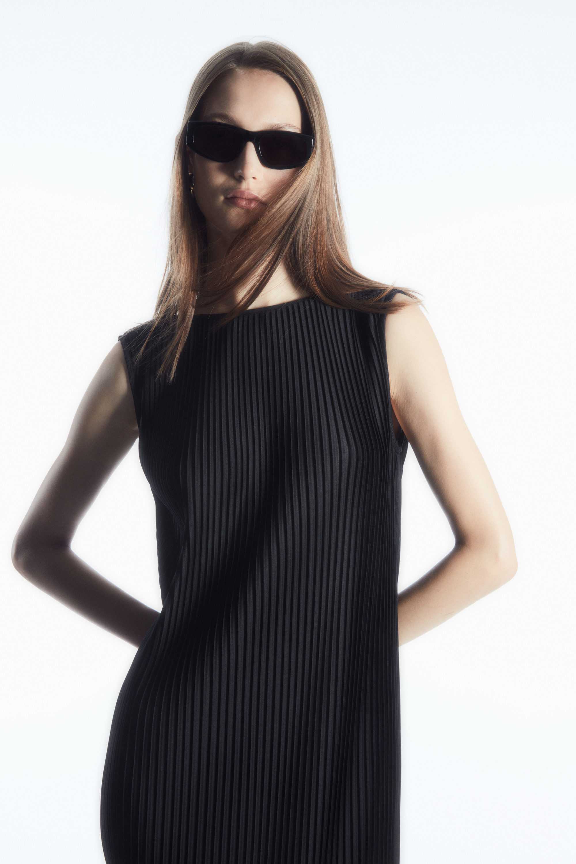 Cos Pleated Dress