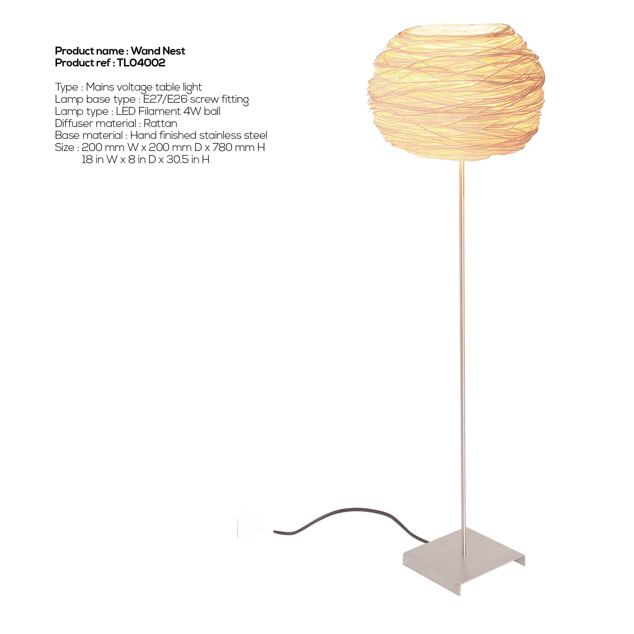Wand Nest (Table light)