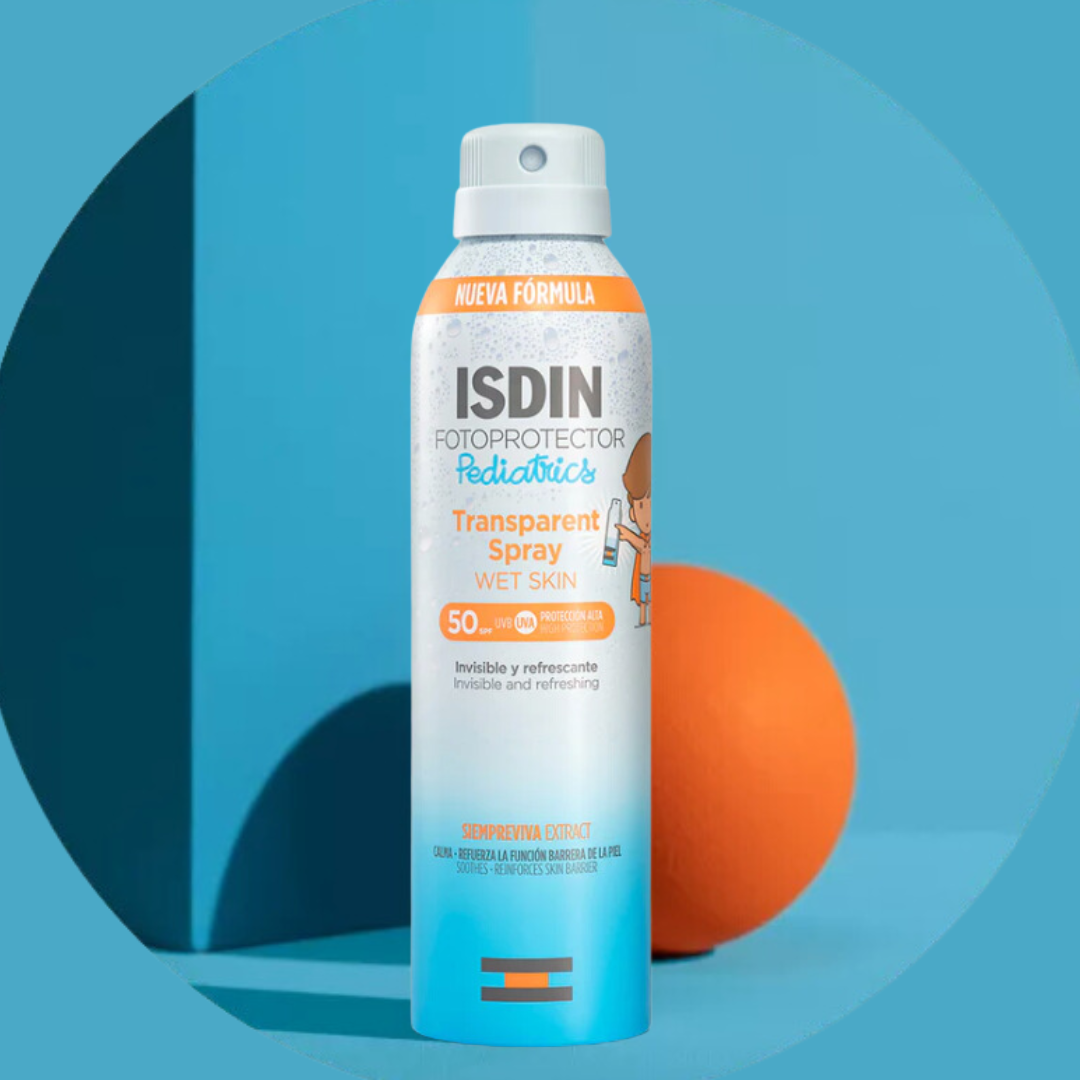 ISDIN Pediatrics Transparent Spray SPF 50+ ขนาด 250Ml จากอังกฤษ