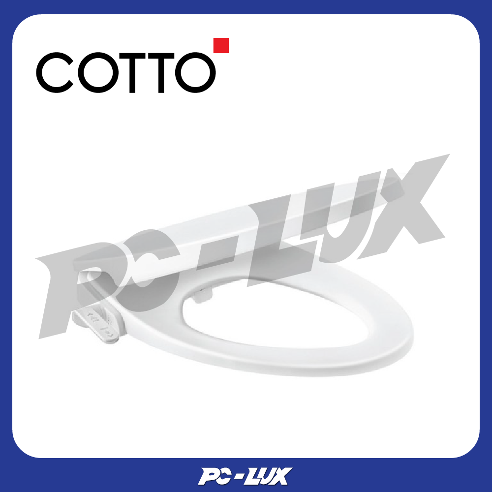 COTTO ฝารองนั่งโถสุขภัณฑ์อเนกประสงค์แบบไม่ใช้ไฟฟ้าทรงยาว รุ่น CVN92205  พร้อมสาร Anti-Bacteria