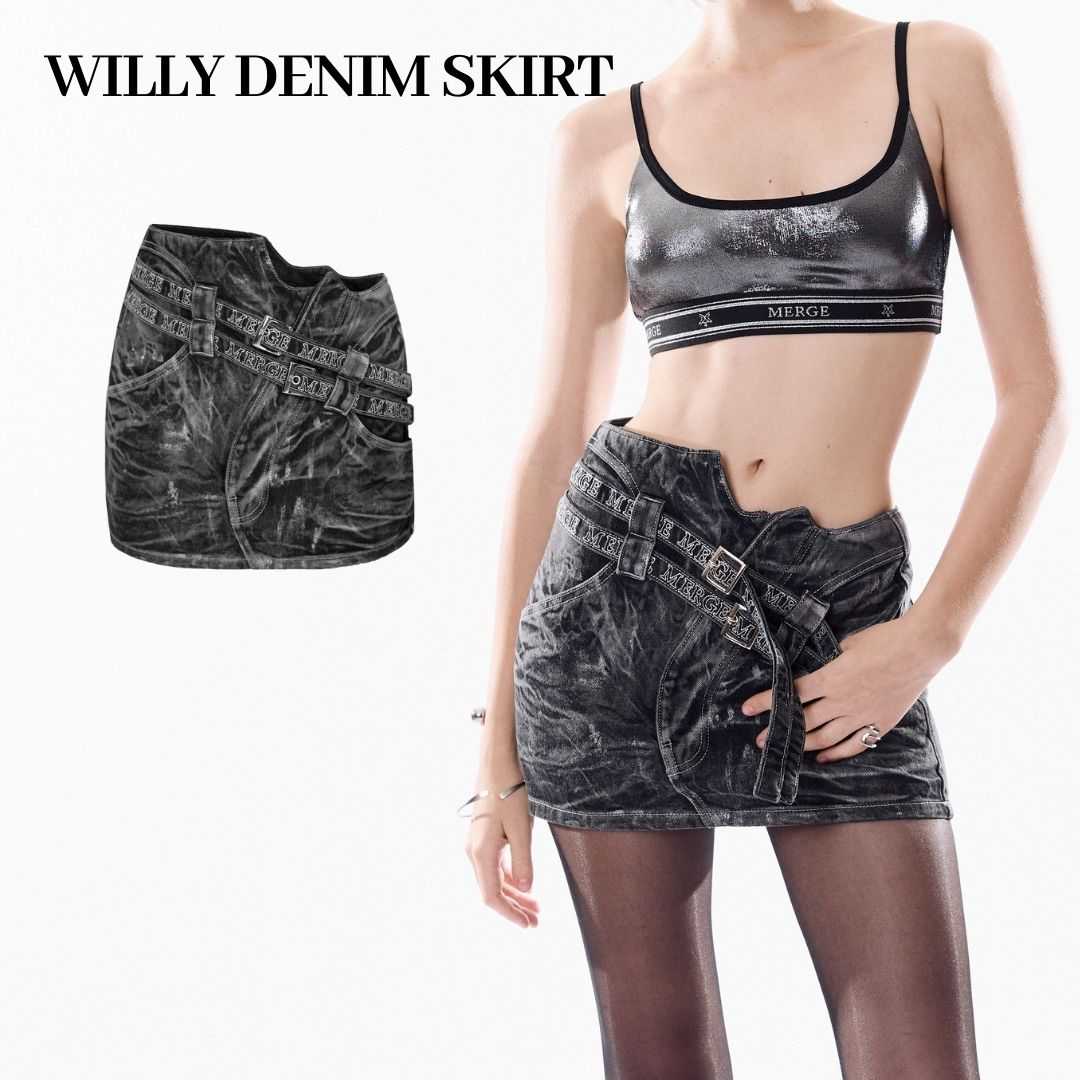 Merge Official - Willy Denim Skirt (พร้อมส่ง)