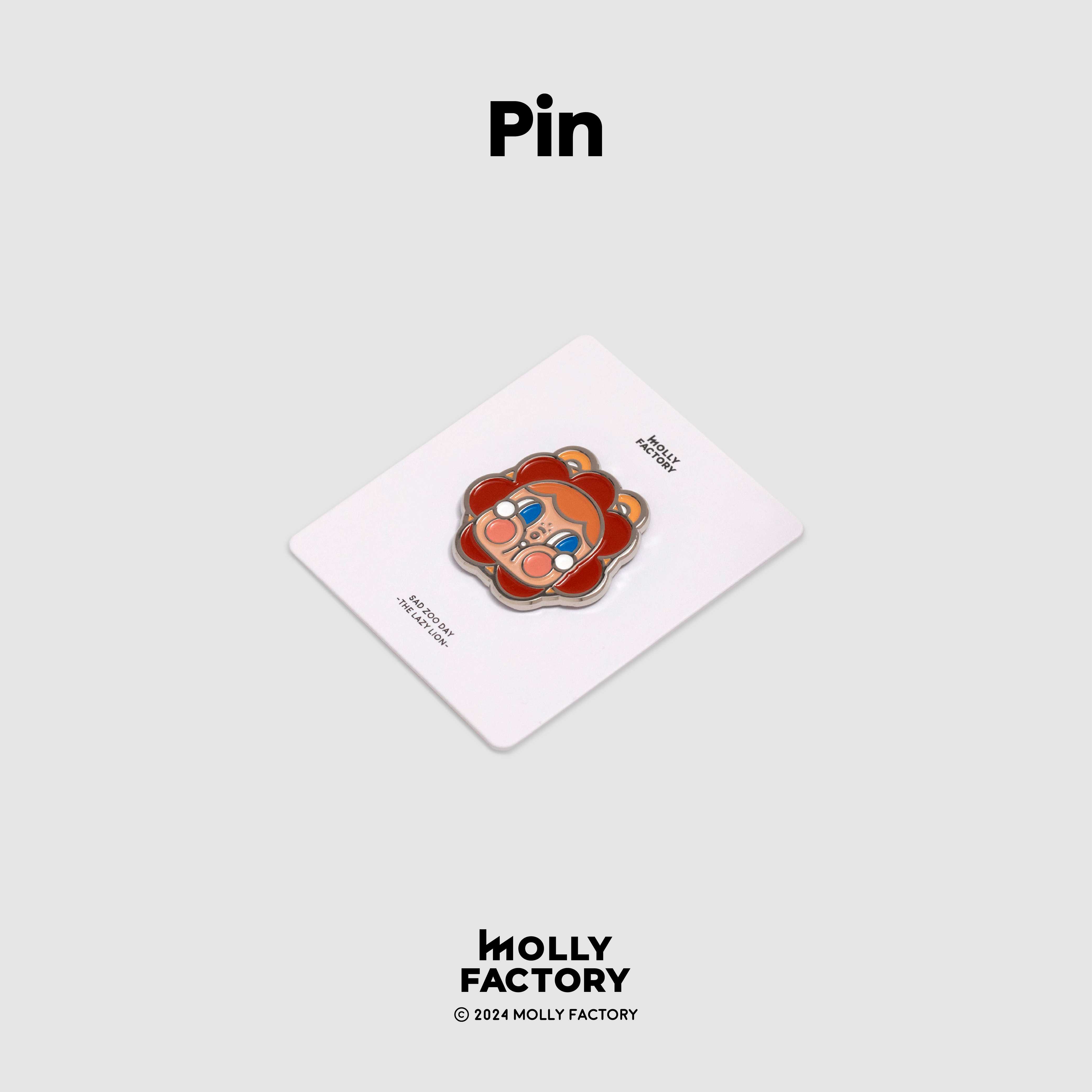 39-The Lazy Lion Pin
