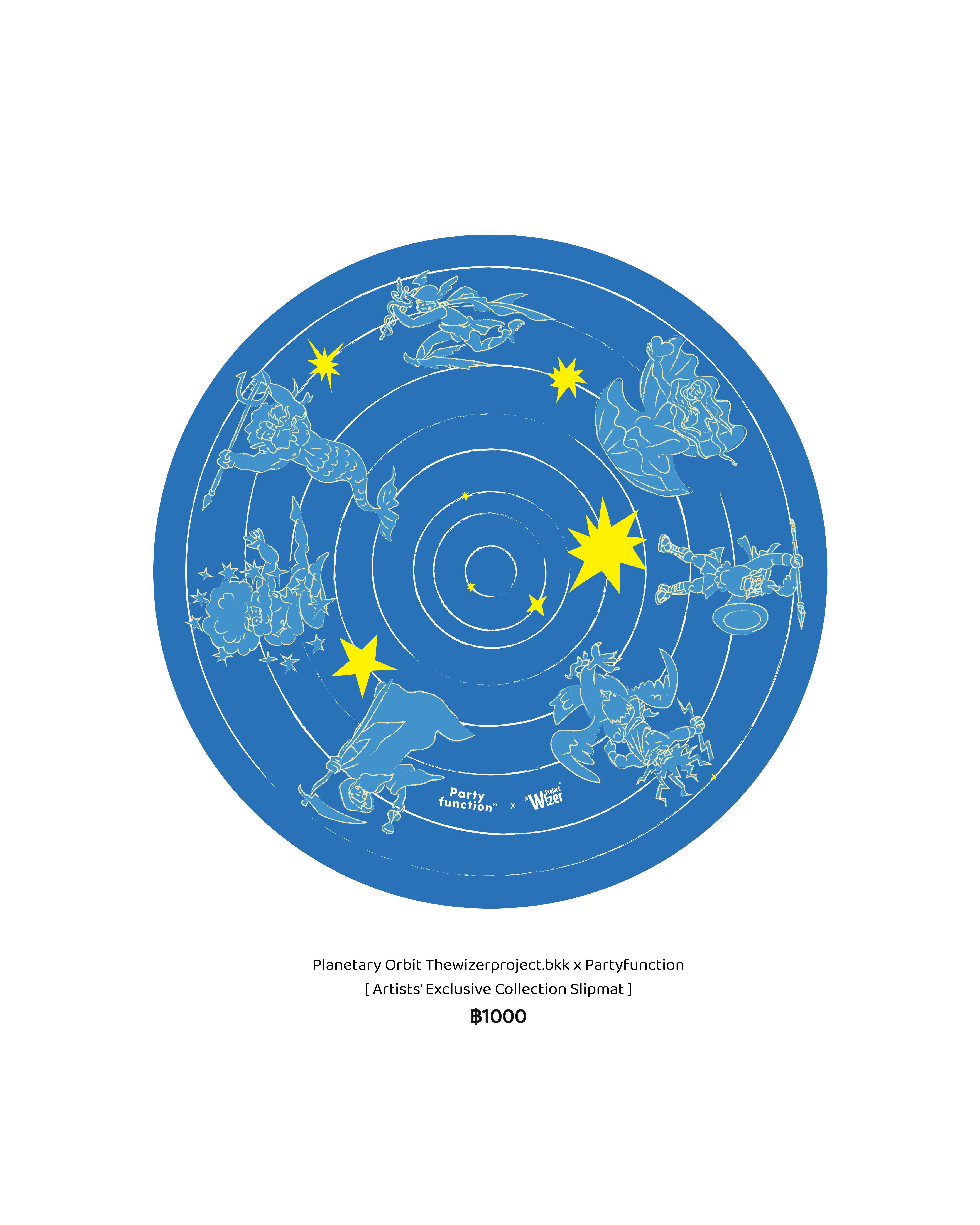 Planetary Orbit by the @thewizerproject.bkk x Partyfunction Slipmat