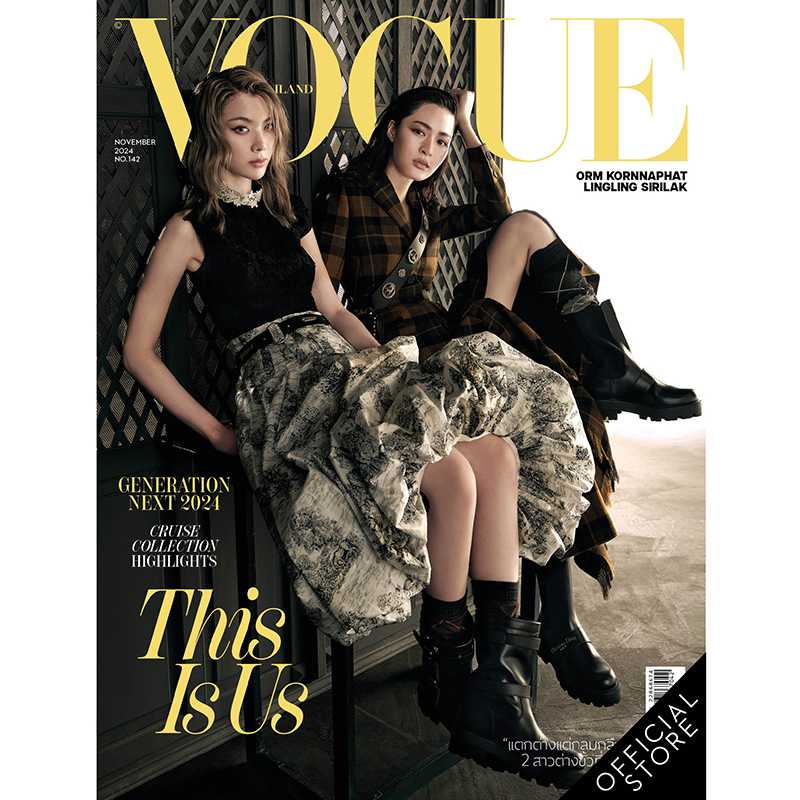 Vogue Magazine Thailand ฉบับพฤศจิกายน 2567 No.142 November 2024 - LING&ORM -Y