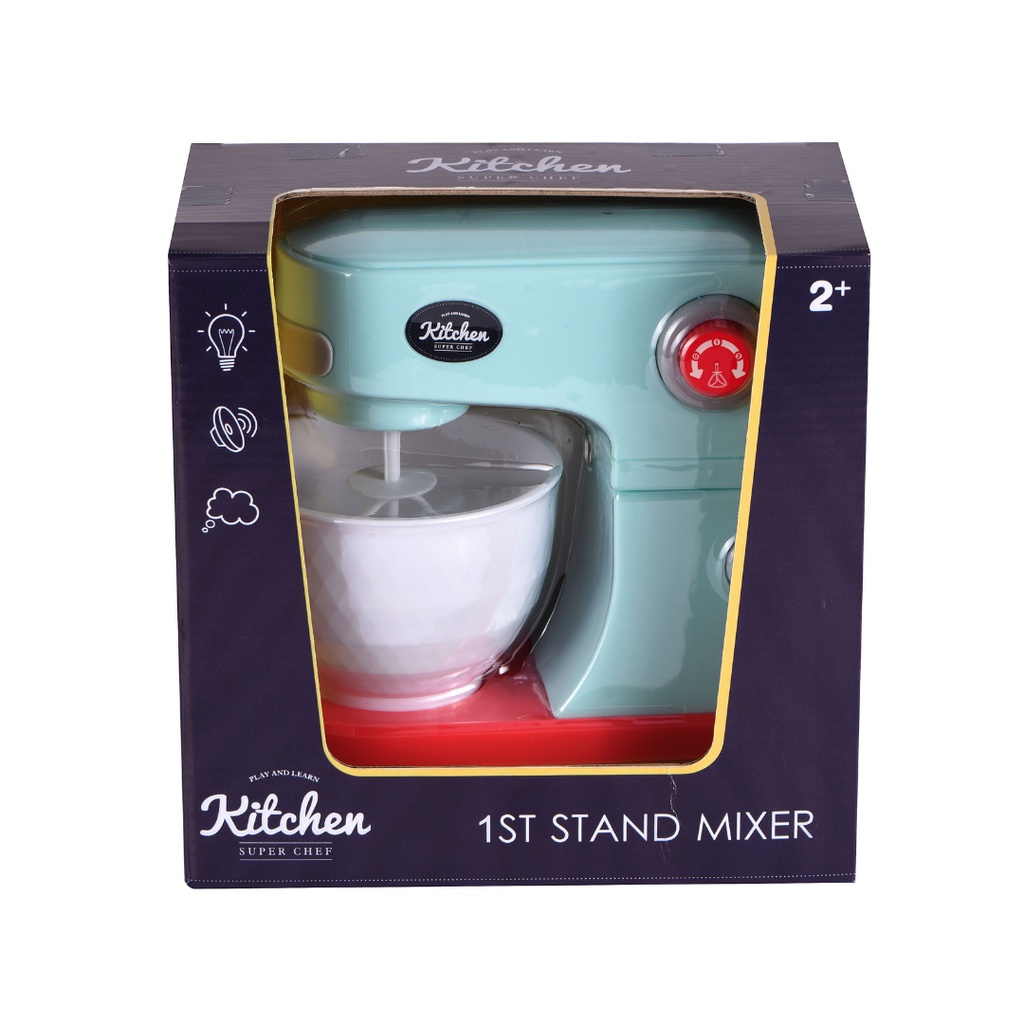 Wel-B x Infunbebe 1ST STAND MIXER (เครื่องผสมอาหารของเล่นเด็ก) - ของเล่นเด็ก เครื่องตีไข่