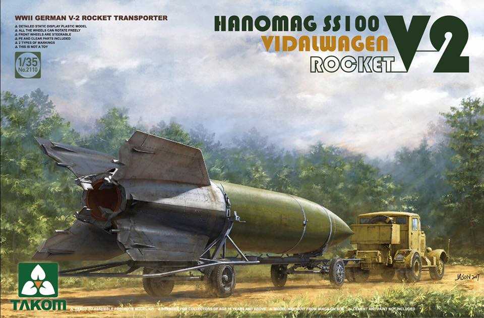 1/35 Hanomag SS100 VIDALWAGEN ROCKET V2