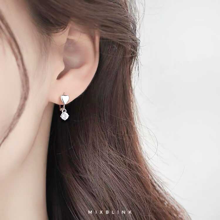 ต่างหูห่วง Preppy - ส่งฟรี EMS ( เงินแท้ 92.5% )