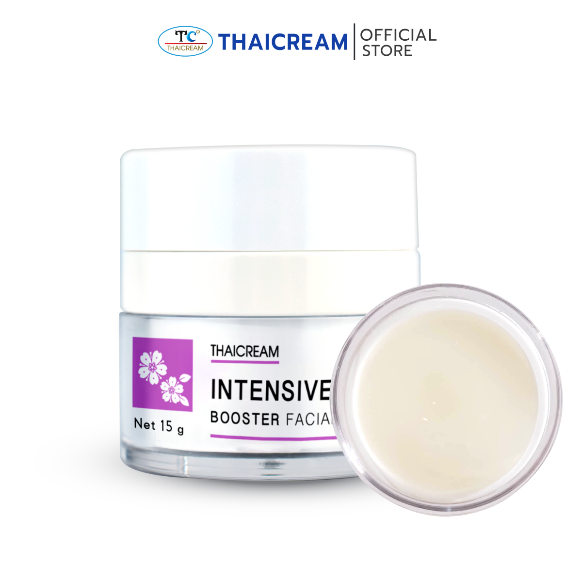 ไทยครีม ครีมริ้วรอย 40ปีขึ้นไป ยี่ห้อไทยครีม Thaicream Intensive Firm Booster Facial Cream 15 g