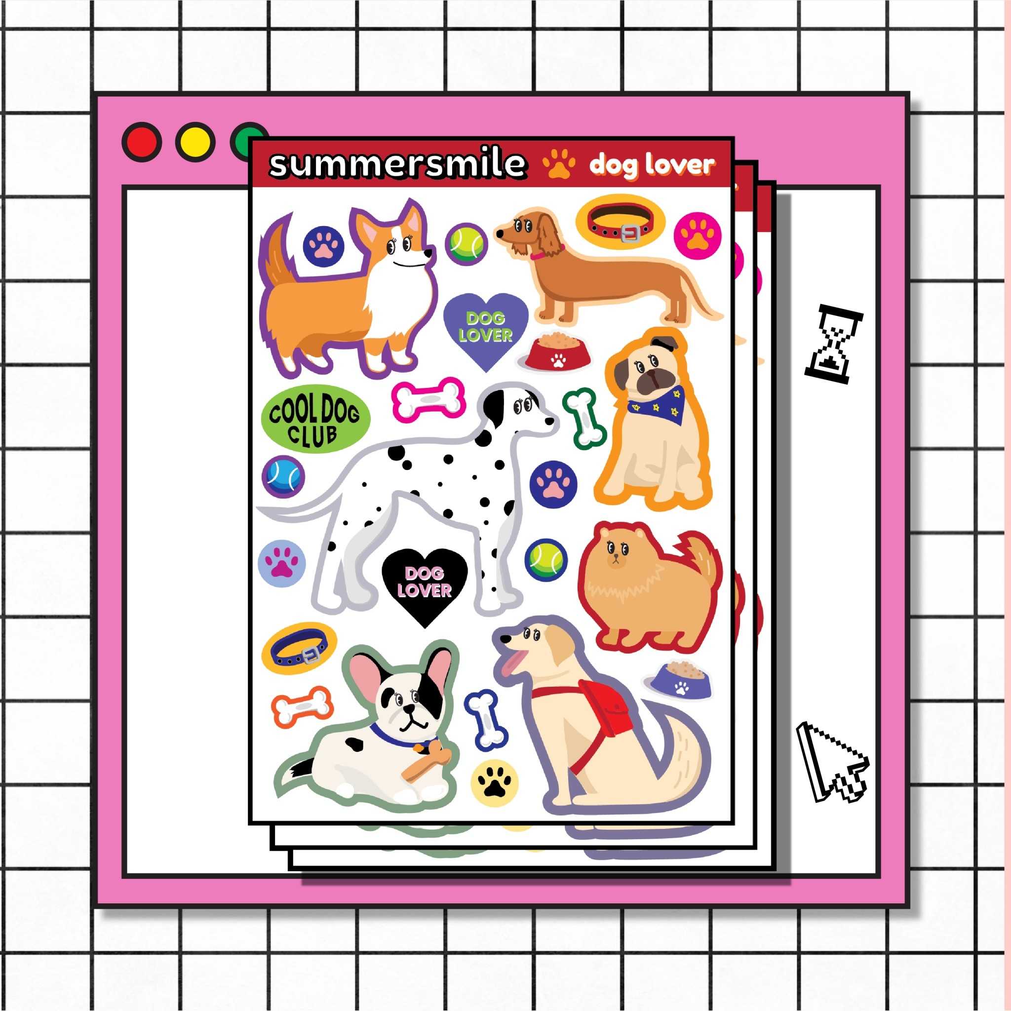 Dog Lover Sticker🐩🐾🐶