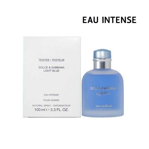 (INTENSE) Dolce & Gabbana Light Blue Eau - Intense EDP 100ml. เทสเตอร์ กล่องขาว