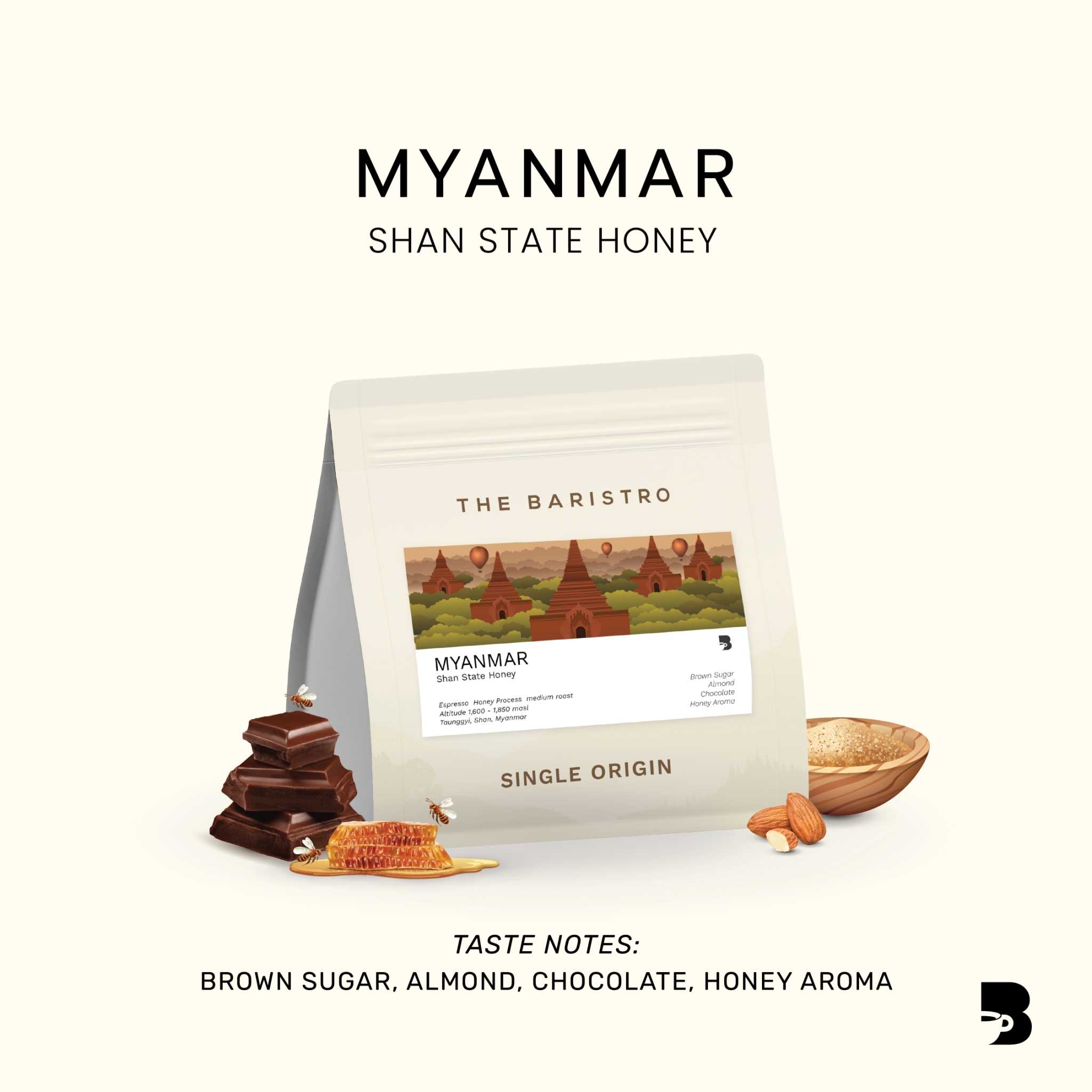 Myanmar Shan State Honey