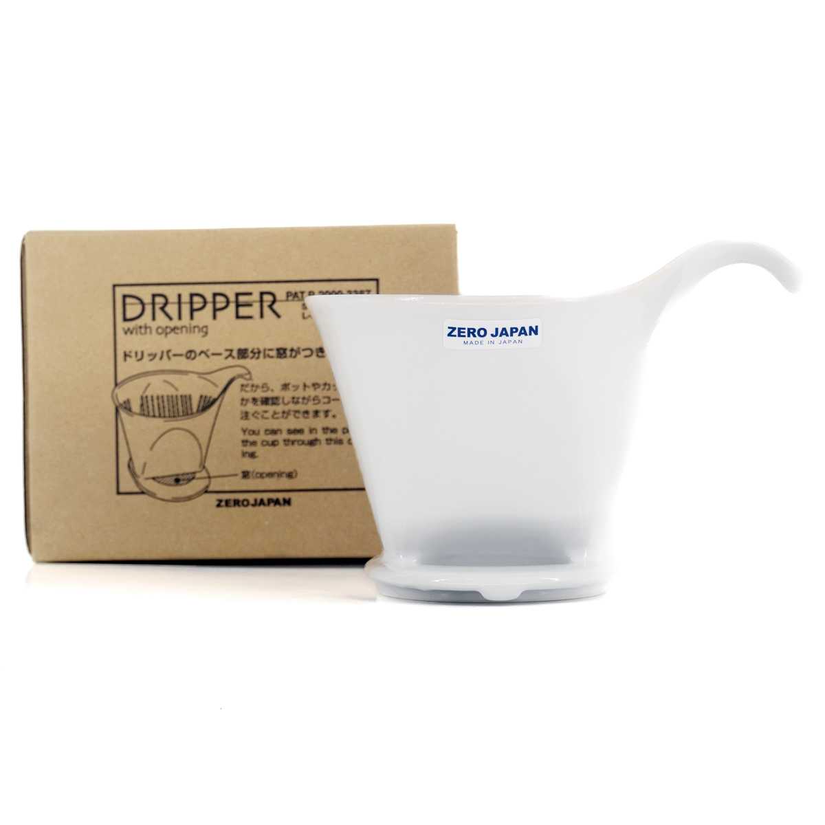ZEROJAPAN Dripper L (2-4 cups) สีขาว