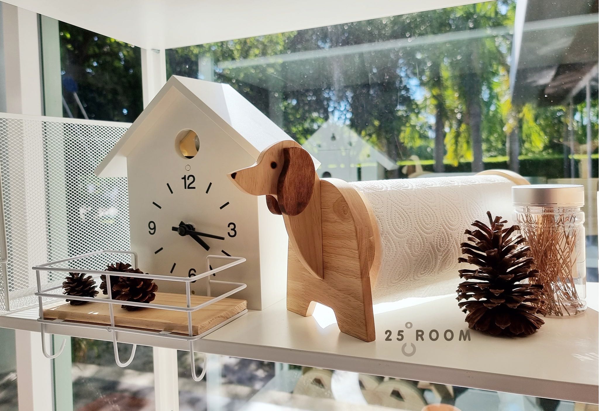 Kitchen Paper Holder (Dog) : ที่ใส่กระดาษม้วนยาวรูปหมา