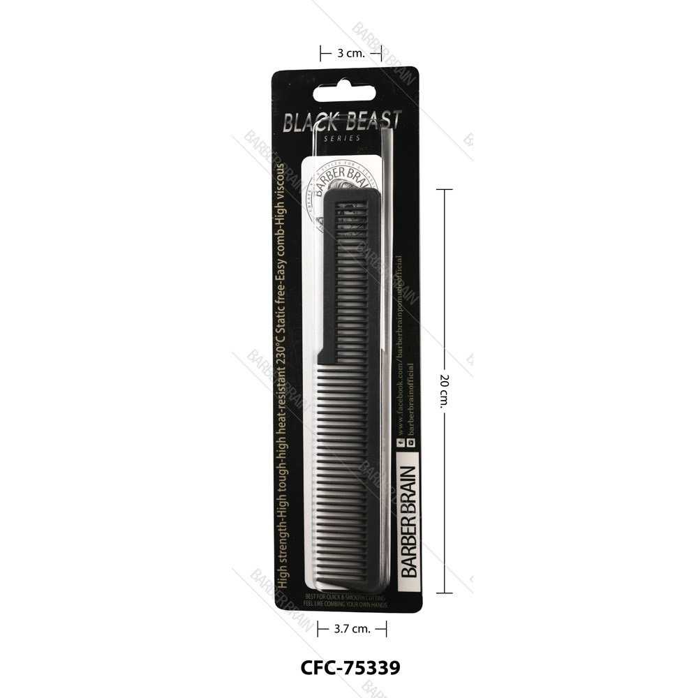 [สินค้าตัวอย่าง ห้ามซื้อ] Barberbrain Secondary Comb หวีรองซอยบาร์เบอร์เบรน รุ่น CFC-75339