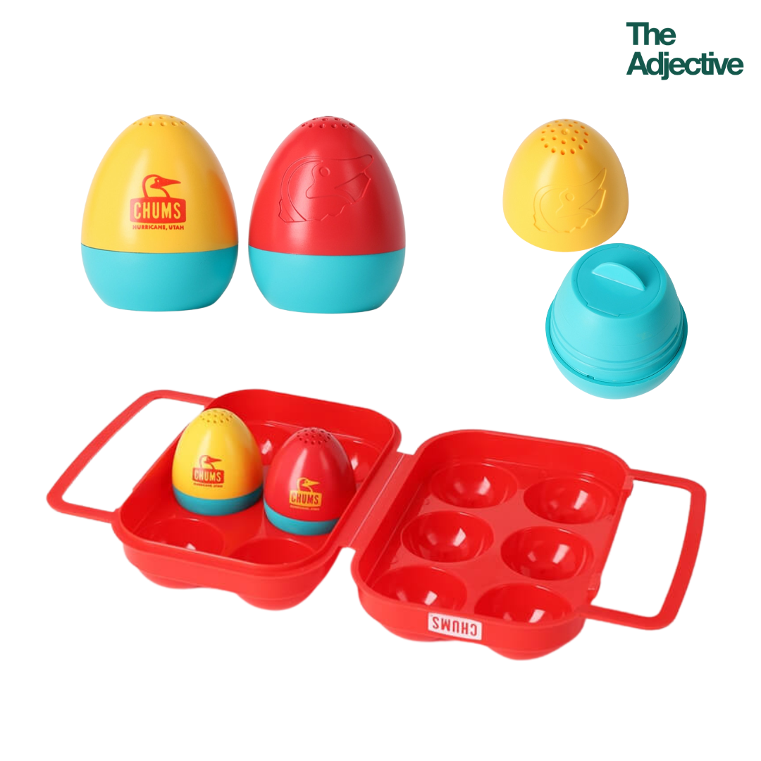 CHUMS Booby Egg Salt & Pepper / ที่ใส่ไข่ไก่ เคสใส่ไข่ไก่ ที่ใส่เครื่องปรุง แคมป์ปิ้ง อุปกรณ์ครัว