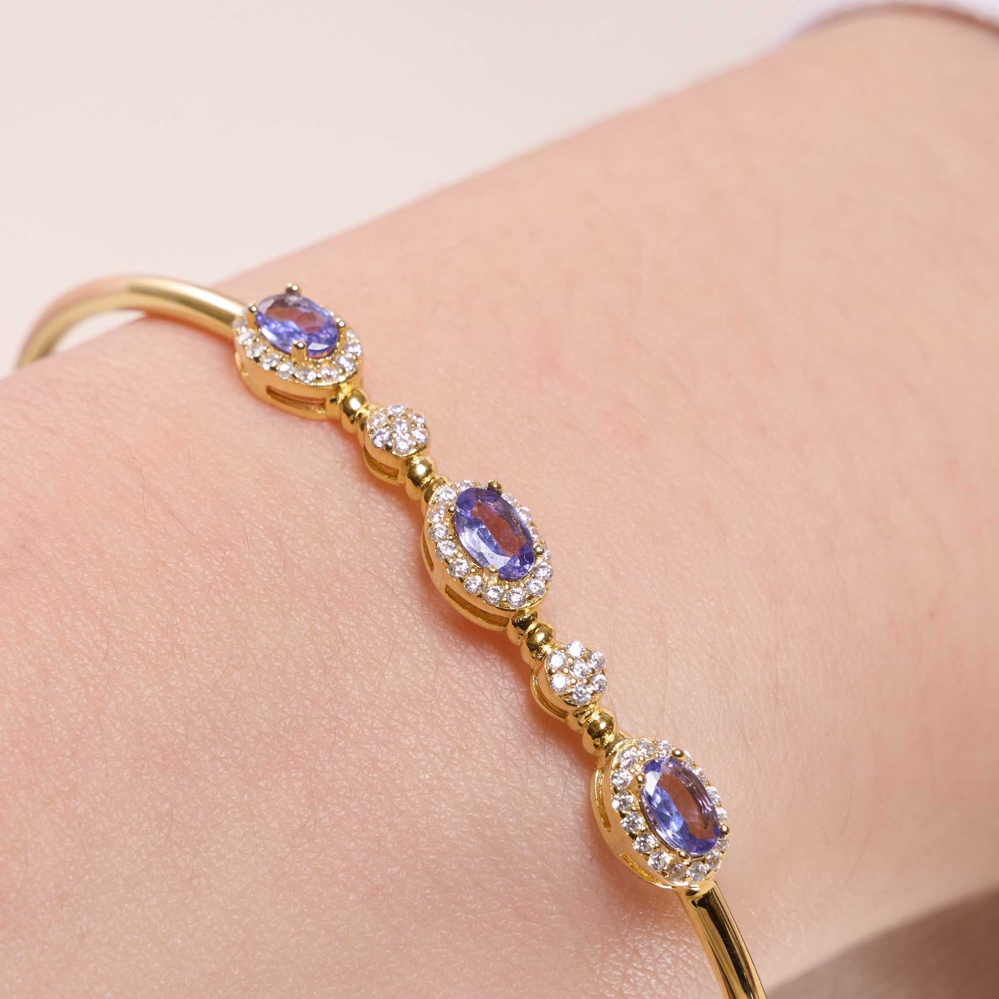 Tanzanite Bangle ช่วยเชื่อมต่อกับสิ่งศักดิ์สิทธิ์ ขอพร  💙💜