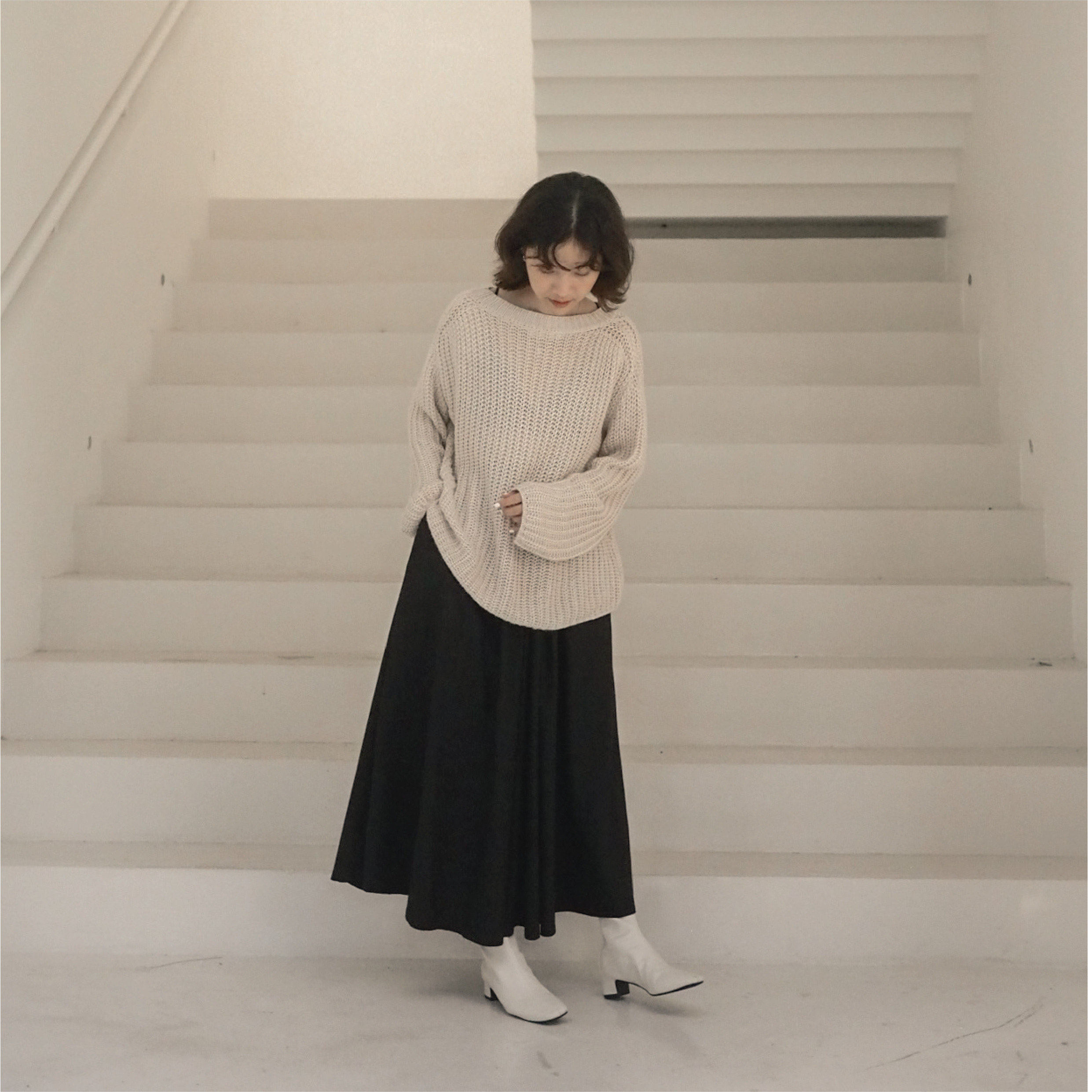 monen skirt - black (made to order)