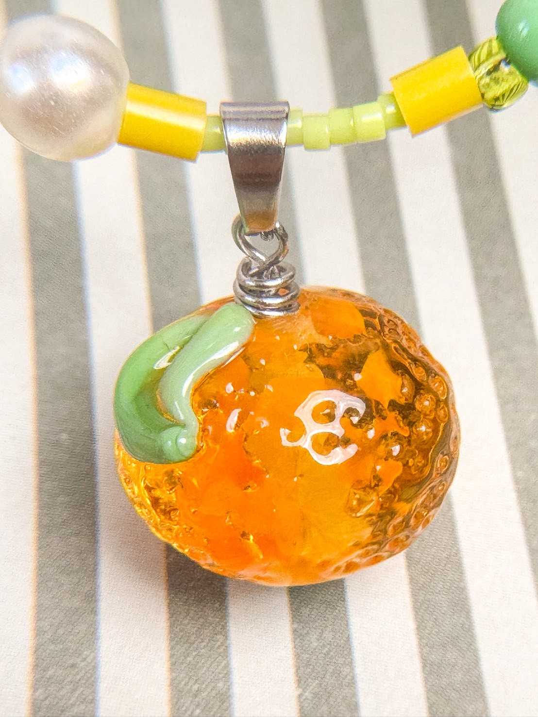 Orange Marmalade Beads จี้รูปผลส้ม : Flavor Tale Collection