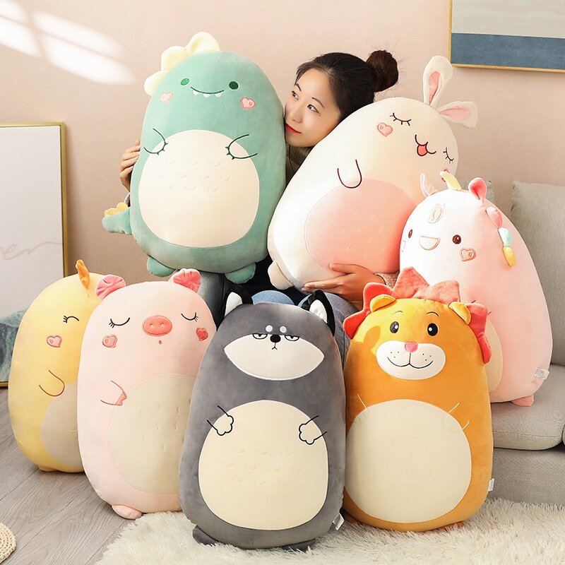 【Fei_fei】（FREE GIFT）ไดโนเสาร์ ตุ๊กตานุ่มนิ่ม รุ่นใหม่ผ้านิ่ม นุ่มนิ่มสุดๆ ของขวัญสำหรับเด็ก