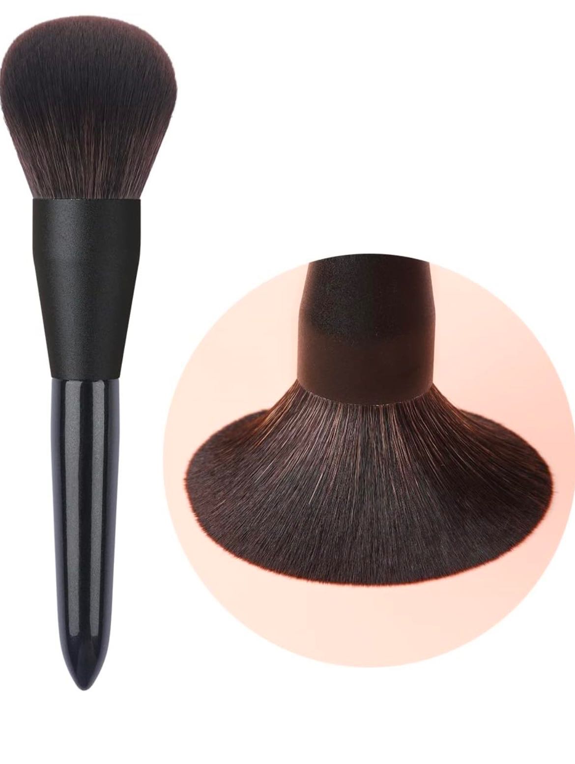 EVRCHGIEA Powder Brush, Loose Powder Brush, Cheek Brush, Large Makeup Brush