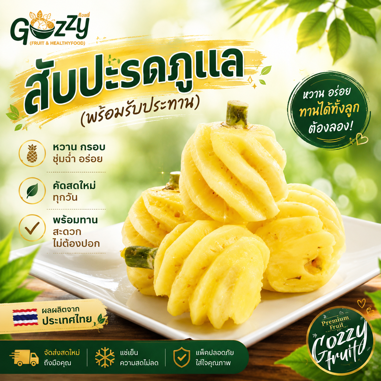 สับปะรดภูแล พร้อมทาน 