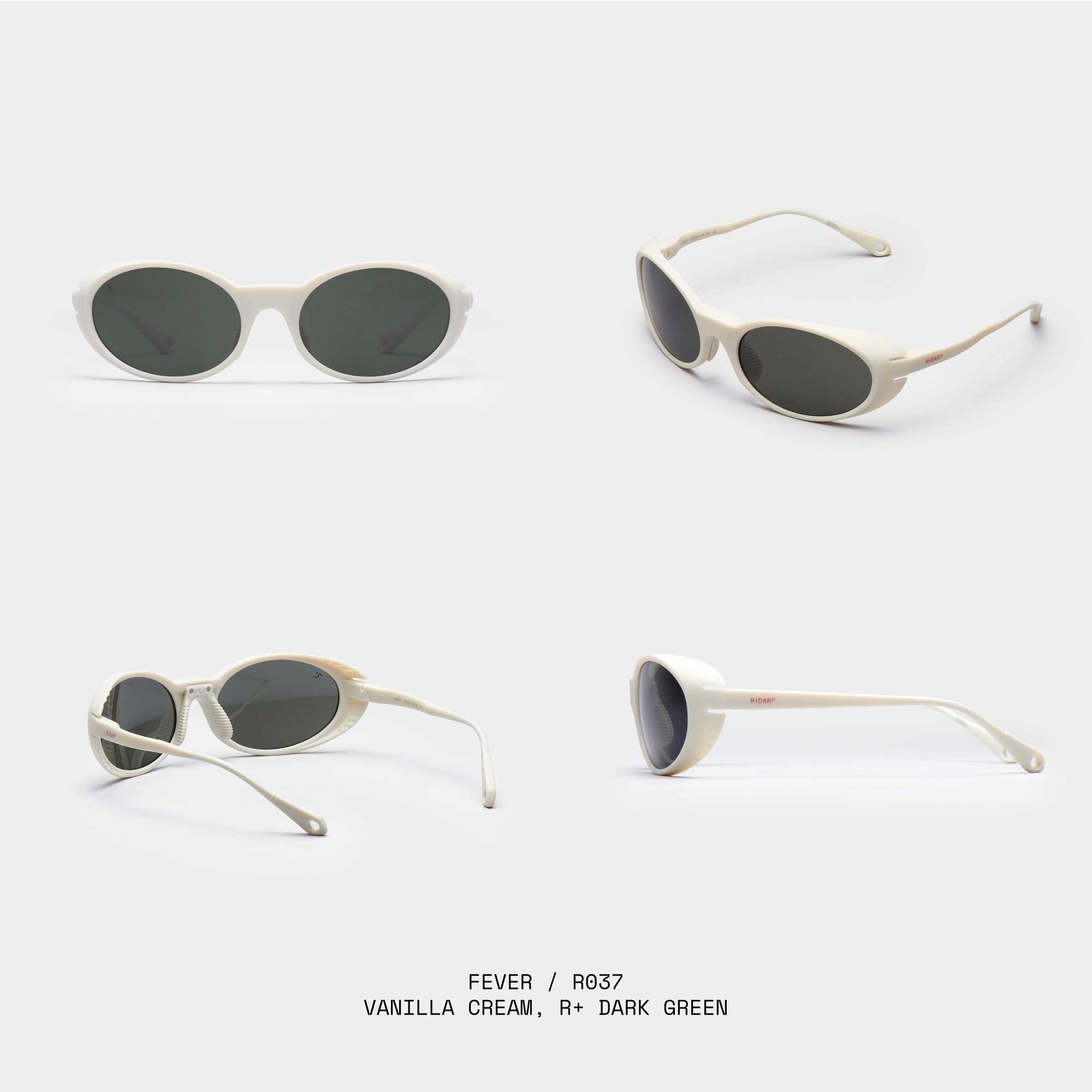 RIDAR Fever - Vanilla Cream/Dark green mirror