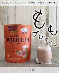 🥛🌰Asahi Slim Up Slim Shape  โปรตีนไดเอทรสพีช ชงดื่มแล้วพุงยุบผอม ผสมคอลลาเจนไม่ให้เหี่ยว