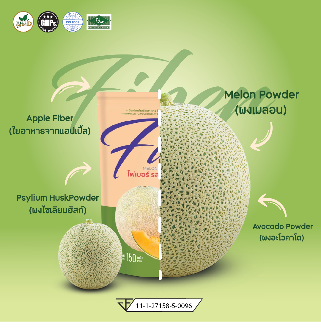Fiber เมลอน 1 ห่อ