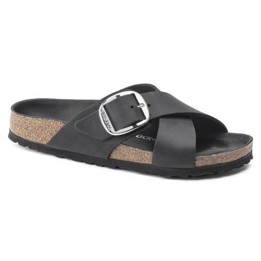 Birkenstock รองเท้าแตะ ผู้หญิง รุ่น Siena สี Black - 1020144 (regular)