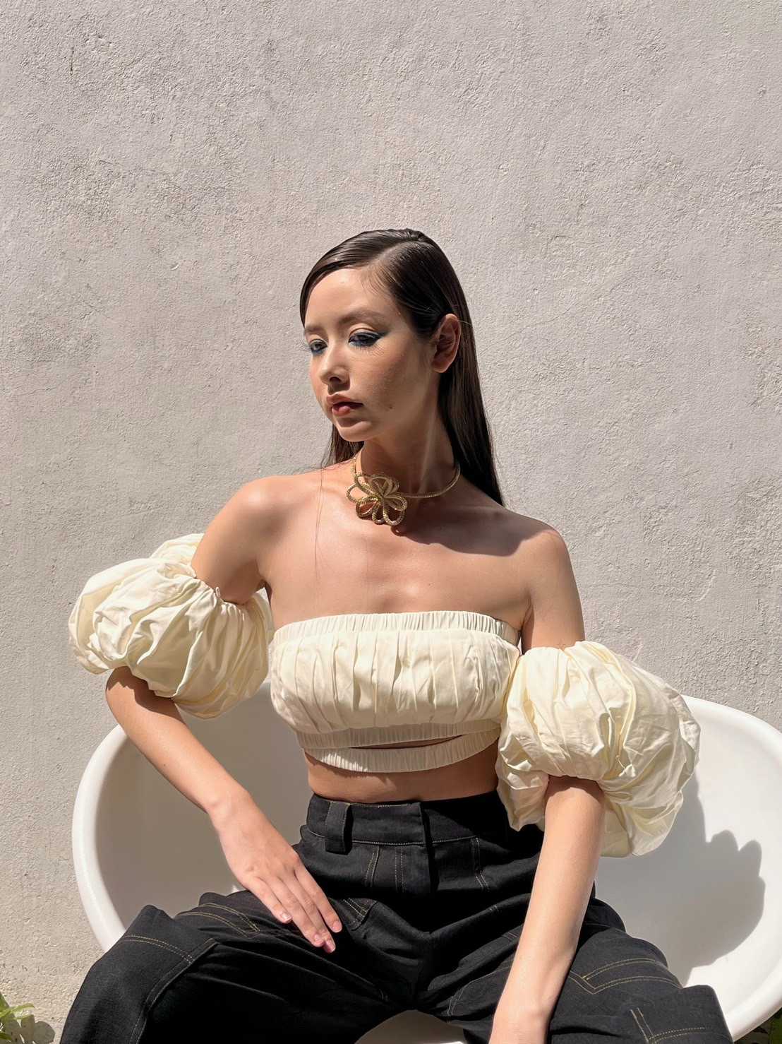 SALE! Cult Gaia CARLY TOP - OFF WHITE