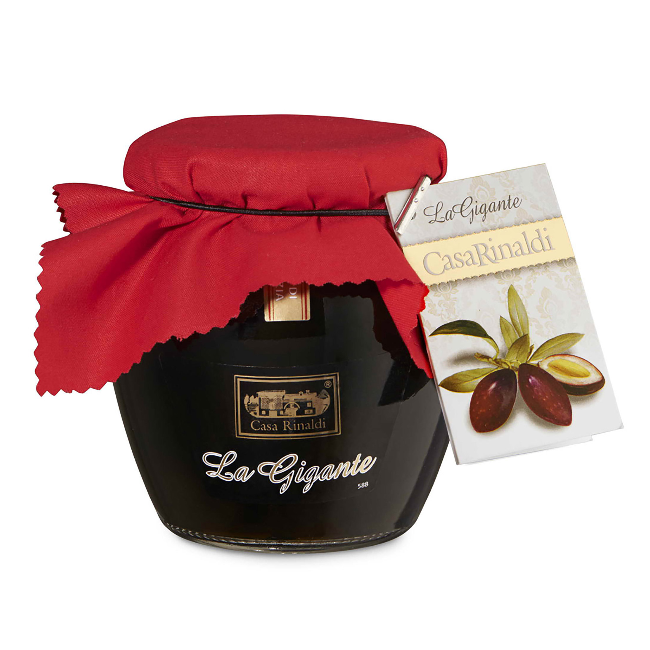 Black Giant Olives D.O.P La Bella Di Cerignola Casa Rinaldi 580 gr