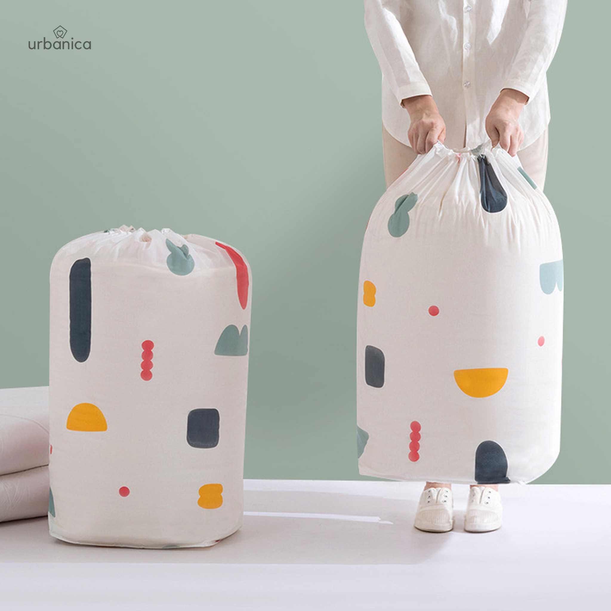 Urbanica ถุงผ้าใส่ผ้านวม ถุงเก็บผ้านวม ขนาดเล็ก
