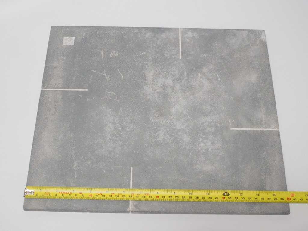 BATT SIC (SQUARE) 400X350X12 MM. แผ่นทนไฟเนื้อซิลิคอนคาร์ไบด์