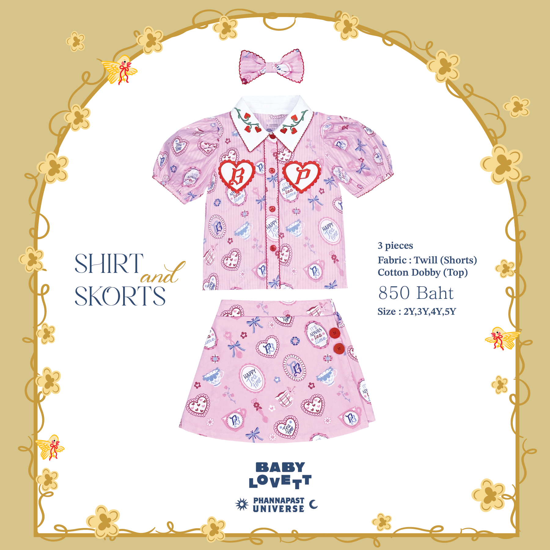 05 Afternoon Tea - Top and Skorts